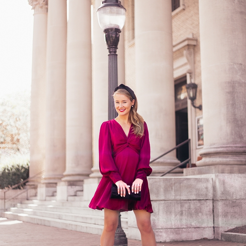 NWT Bardot Claire Twist Berry Dress 6